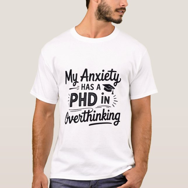 Camiseta PhD em uma citação engraçada (Frente)