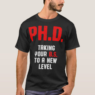 Camiseta PhD Estudante Dissertação Doutorado Prem