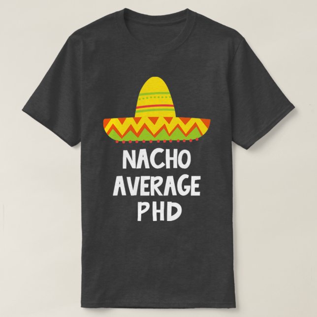 Camiseta Phd Nacho Média Design (Frente do Design)