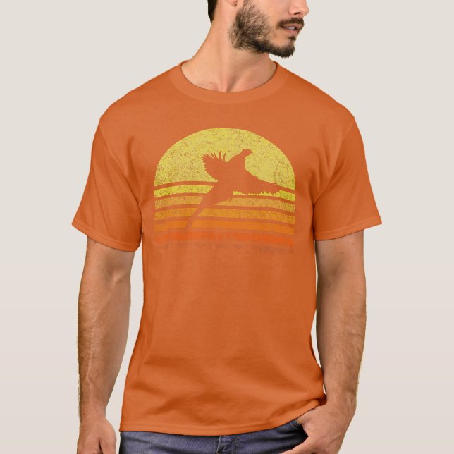 Camiseta Pheasant Hunting South Dakota Upland Bird Game Hun (Frente)