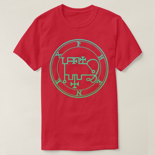 Camiseta Phenex Sigil Transforma Seu Gradiente Verde De Vid (Frente do Design)