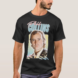 Camiseta Phil Collins 80 Retro Aestético Design