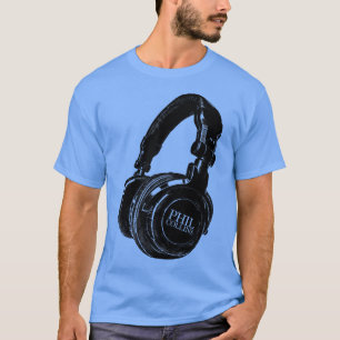 Camiseta Phil Collins Retro Fones de ouvido