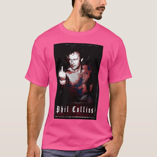Camiseta Phil Collins - Virtudes de Bandas Genesis (Frente)