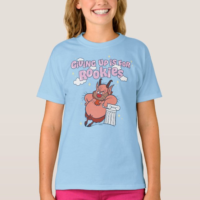 Camiseta Phil - Giving Up is for Rookies T-Shirt (Frente)