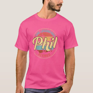 Camiseta Phil Legend Se Aposentou Na Reforma Personalizada