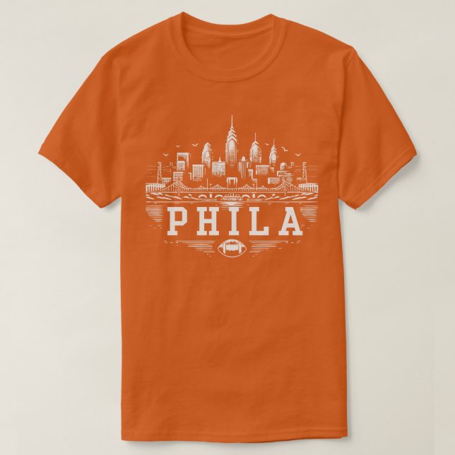 Camiseta Phila Skyline (Frente do Design)