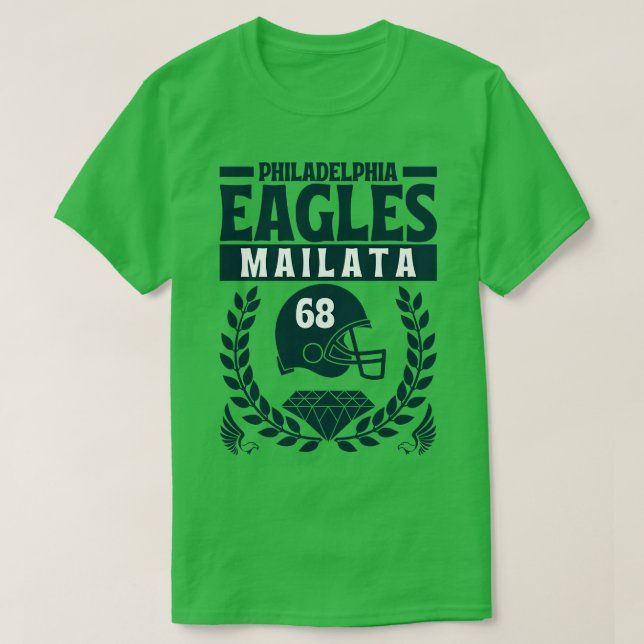 Camiseta Philadelphia Eagles Mailata 68 Edition (Frente do Design)
