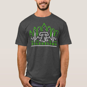 Camiseta Philadelphia EKG Heartbeat Philly Fan Favorito 1