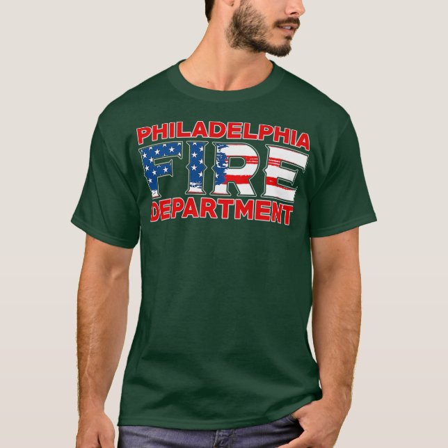 Camiseta Philadelphia Fire Rescue Department Pensilvânia (Frente)