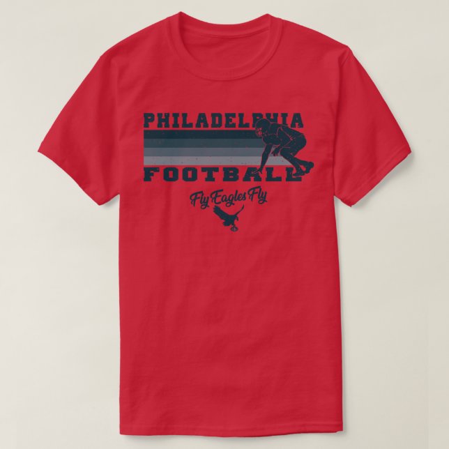 Camiseta Philadelphia Fly Eagles Voa Estilo Incomodado (Frente do Design)
