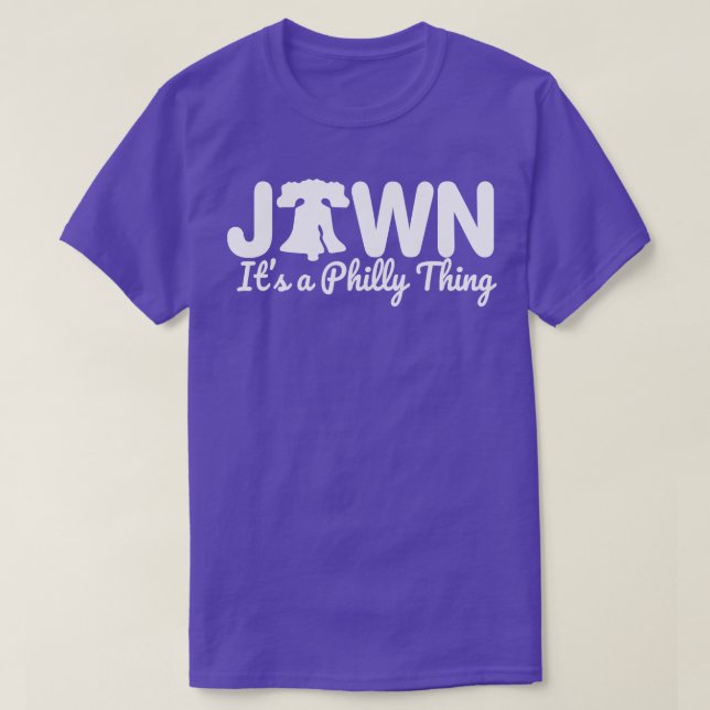 Camiseta Philadelphia Jawn é uma coisa filhosa (Frente do Design)
