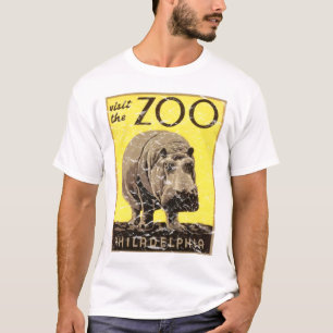 Camiseta Philadelphia Zoo-Hippo