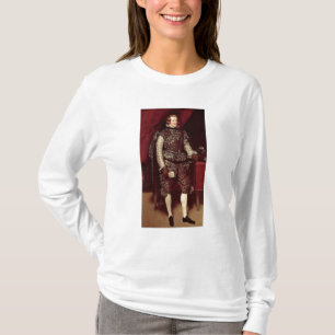 Camiseta Philip IV da espanha em Brown e em prata