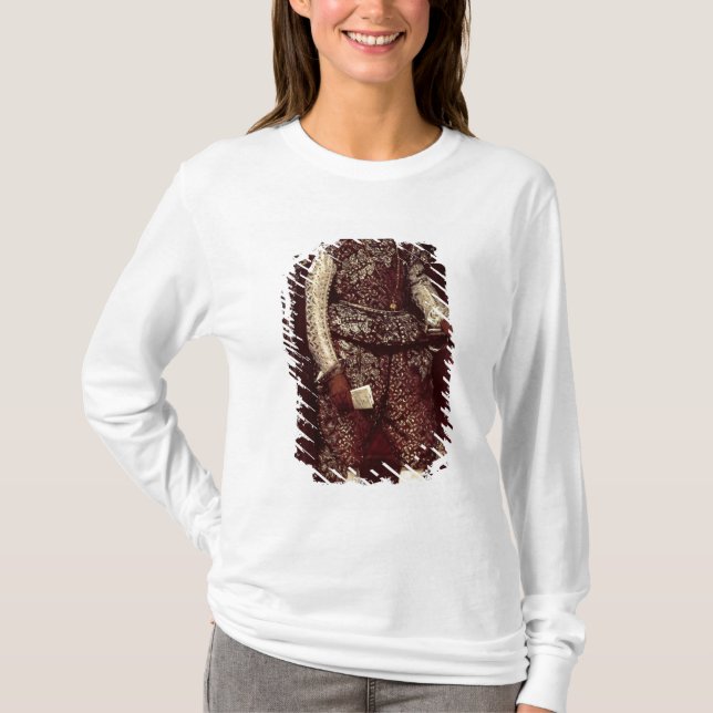 Camiseta Philip IV da espanha em Brown e em prata (Frente)