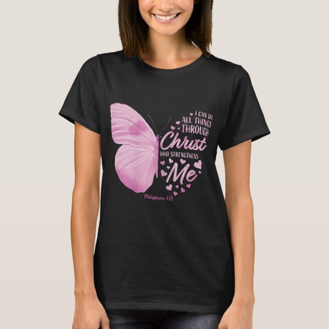 Camiseta Philippians 413 Christian Bíblia Verse Gifts Women (Frente)