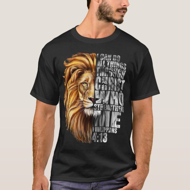Camiseta Philippians 413 Christian Verse Gifts Men Religiou (Frente)