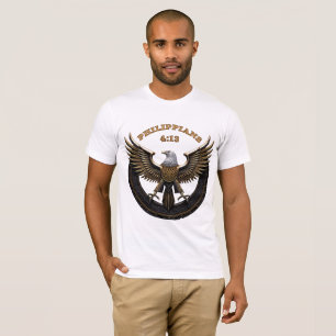 Camiseta Philippians 4:13 - Eagle - Power in Faith by All43