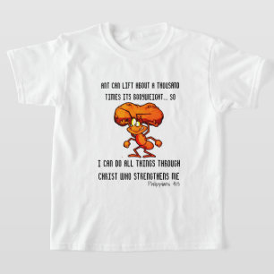 Camiseta Philippians 4:13 - Eu posso fazer tudo através do