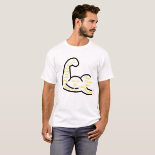 Camiseta Philippians 4:13 KJV Bíblia Verse Unisex