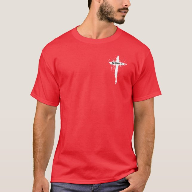 Camiseta Philippians 4:6 Ansiedade Não é nada (Frente)