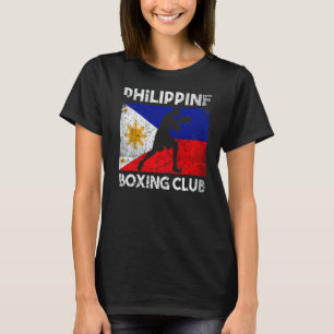 Camiseta Philippine Boxing Club Philippine Flag Boxing Fili