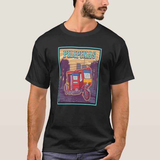 Camiseta Philippines Filipino Bus Transportation Car Mabuha (Frente)