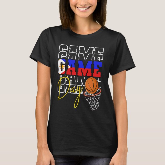 Camiseta Philippines Filipino Sport Basketball Basket Ball  (Frente)