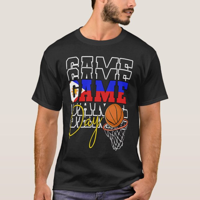 Camiseta Philippines Filipino Sport Basketball Basket Ball  (Frente)