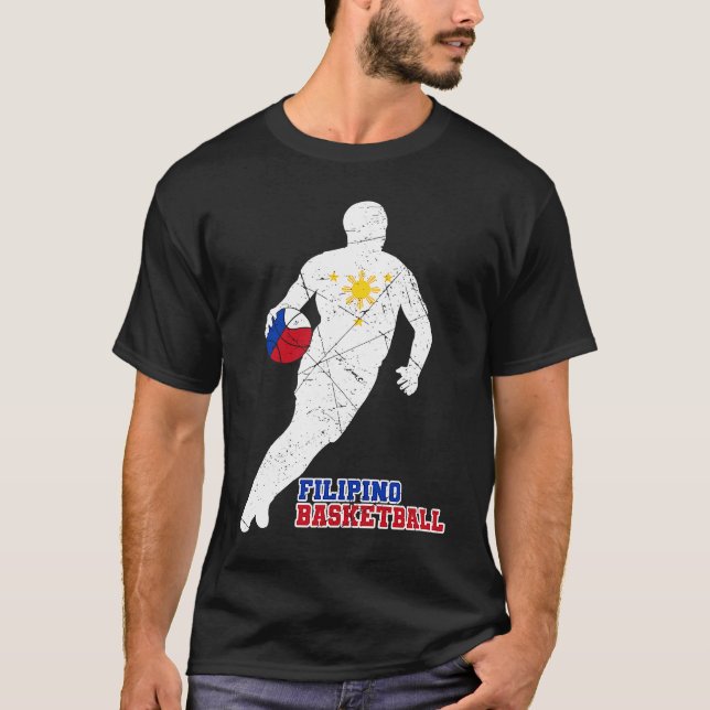Camiseta Philippines Filipino Sport Basketball Basket Ball  (Frente)