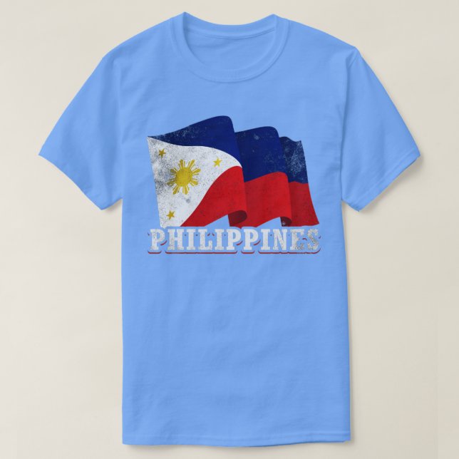 Camiseta Philippines Flag (Frente do Design)