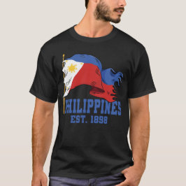 Camiseta Philippines Flag Pinoy Filipino Independence Day