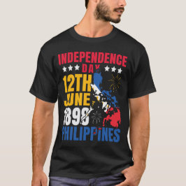 Camiseta Philippines Flag Pinoy Filipino Independence Day