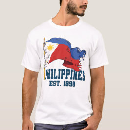 Camiseta Philippines Flag Pinoy Filipino Independence Day