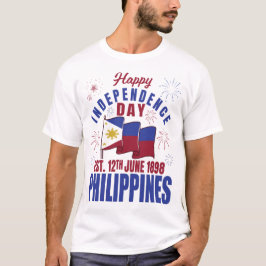 Camiseta Philippines Flag Pinoy Filipino Independence Day