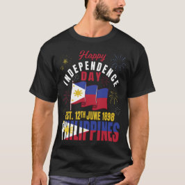 Camiseta Philippines Flag Pinoy Filipino Independence Day