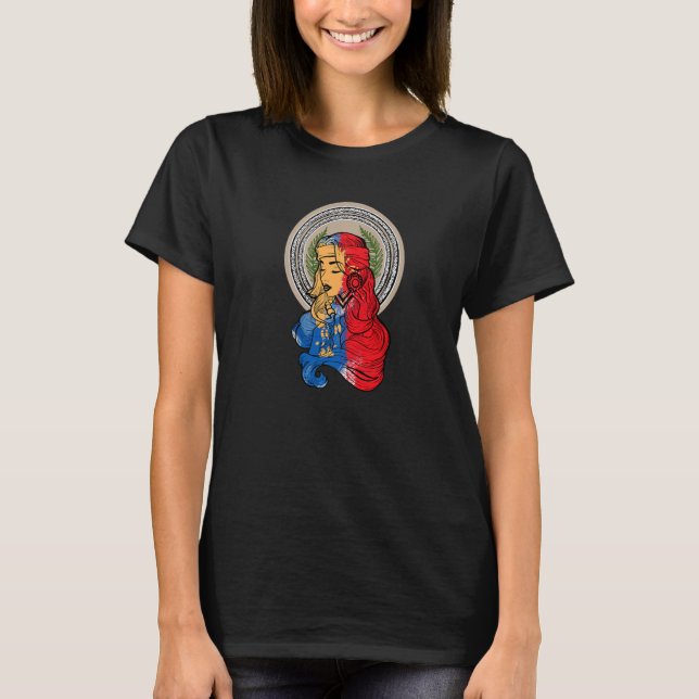 Camiseta Philippines Pinay Filipina Pride Strong Proud Woma (Frente)