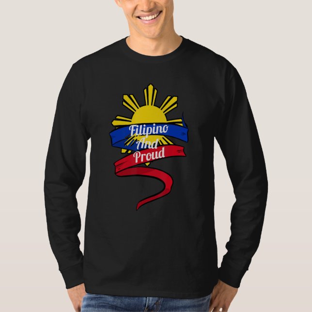 Camiseta Philippines Pinoy Pinay Filipino Filipina Pride Pr (Frente)