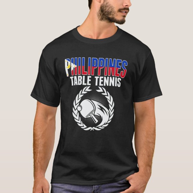 Camiseta Philippines Table Tennis Fans Philippine Ping Pong (Frente)