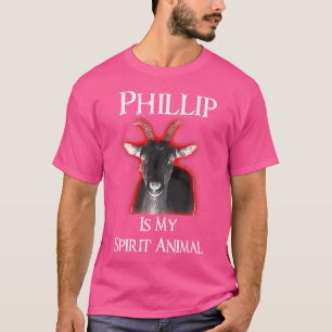 Camiseta Phillip É Meu Espírito Animal Negro