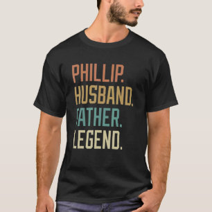 Camiseta Phillip Husband Padre Legend Dia de os pais Retro