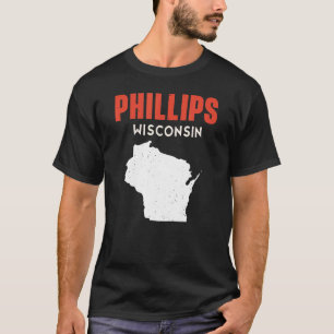 Camiseta Phillips Wisconsin EUA State America Viagem Wiscon