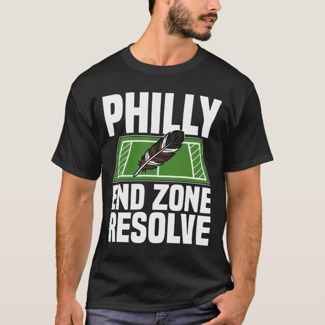 CAMISETA PHILLY END ZONE RESOLVE - PHILADELPHIA FOOTBALL (Frente)