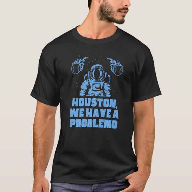 Camiseta Philly Fan Houston Temos Um Problema Com Astronaut (Frente)