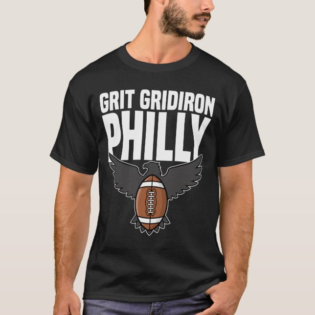 CAMISETA PHILLY GRIT GRIDIRON - PHILADELPHIA FOOTBALL (Frente)