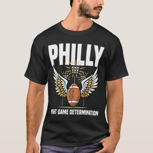 CAMISETA PHILLY NIGHT GAME DETERMINATION - PHILLY FOOTBALL (Frente)