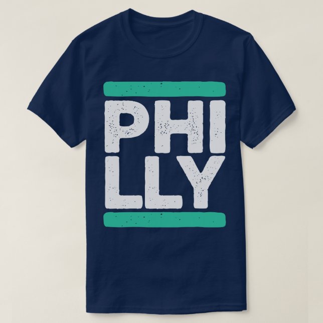 Camiseta Philly Philly .Incrível Ótimo Presente Divertido L (Frente do Design)
