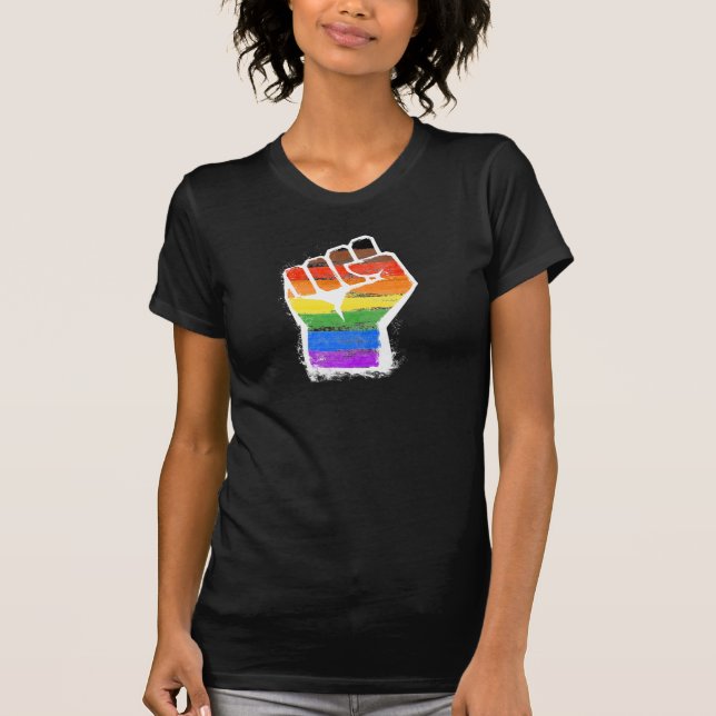 Camiseta Philly Pride Fist (Frente)