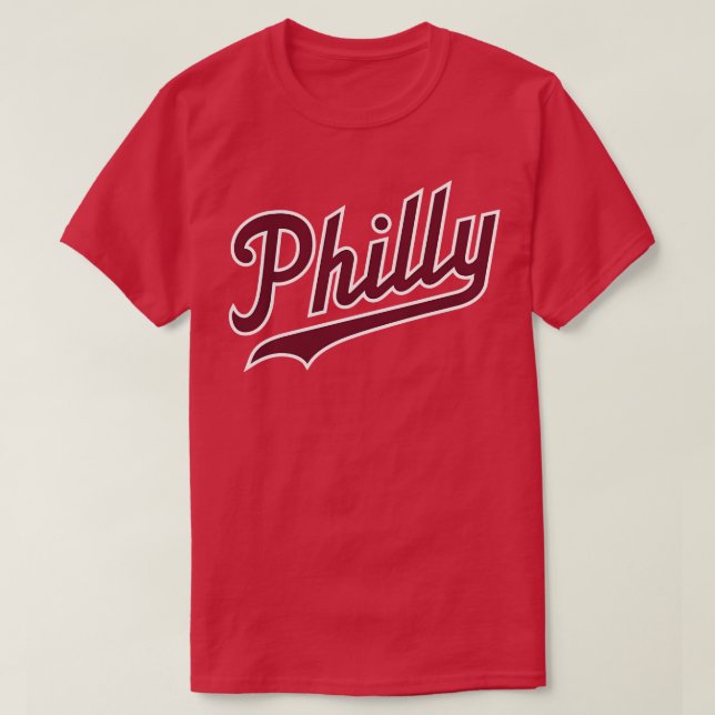 Camiseta Philly Script Powder Blue (Frente do Design)