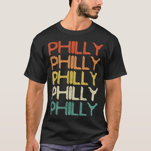Camiseta Philly Vintage Retro  7 (Frente)